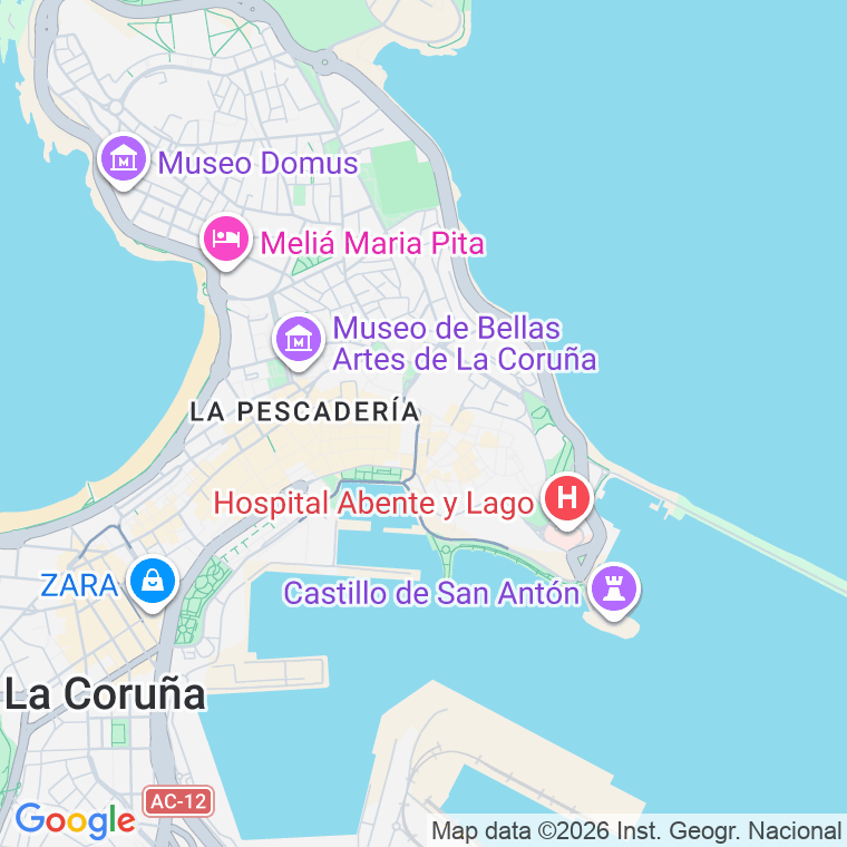 Código postal de Santiago en A Coruña