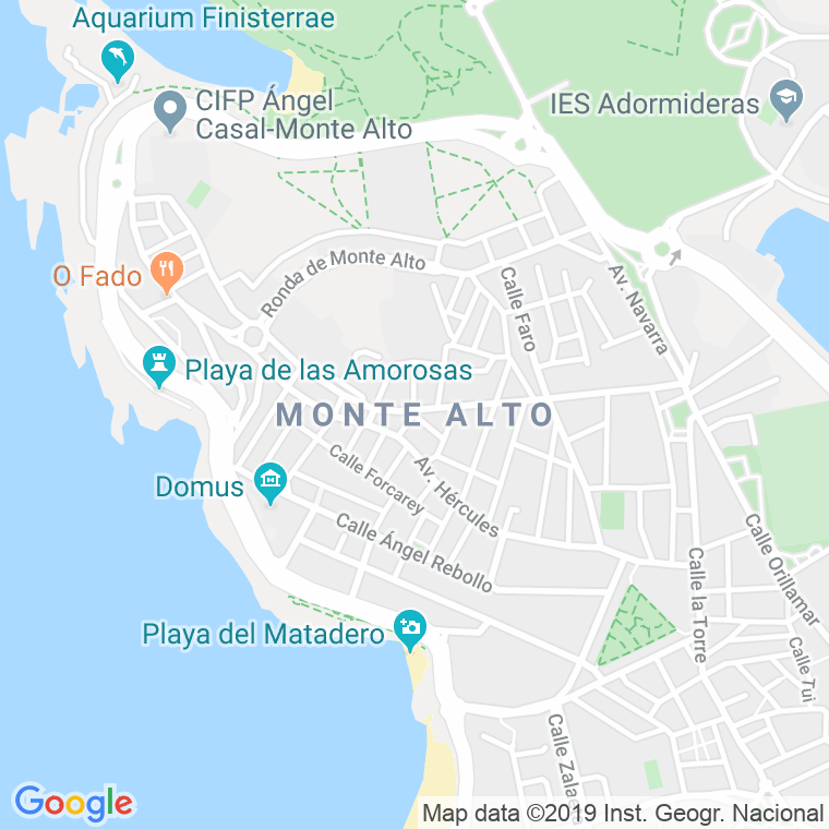 Código Postal calle Monte Alto en A Coruña