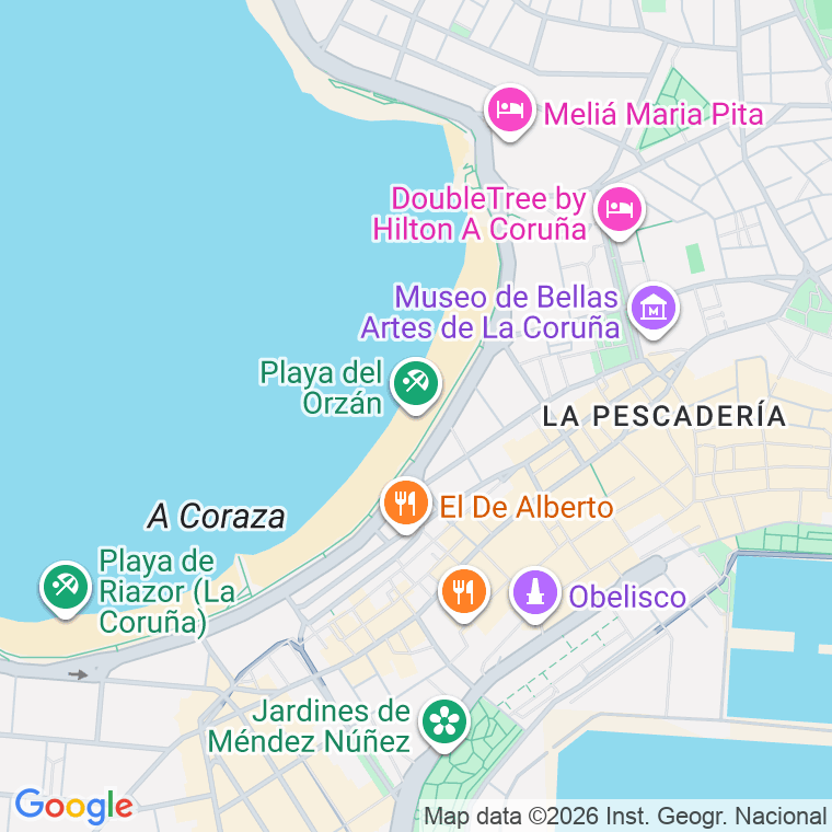 Código postal de Orzan en A Coruña