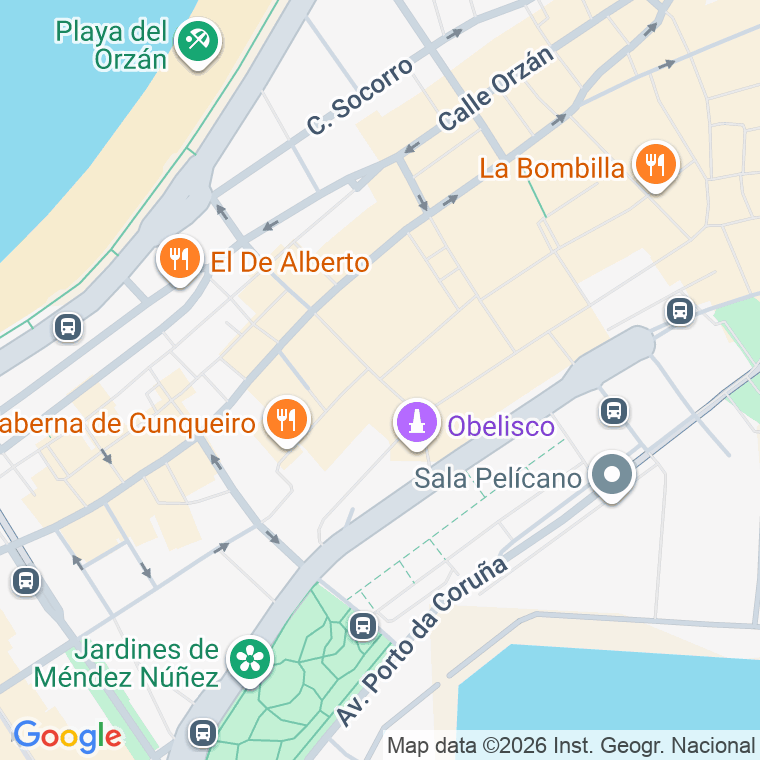 Código postal de Rua Nueva en A Coruña