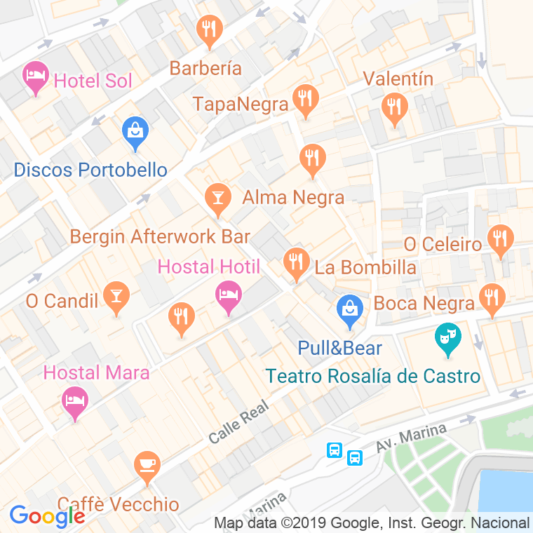 Código Postal calle Torreiro en A Coruña