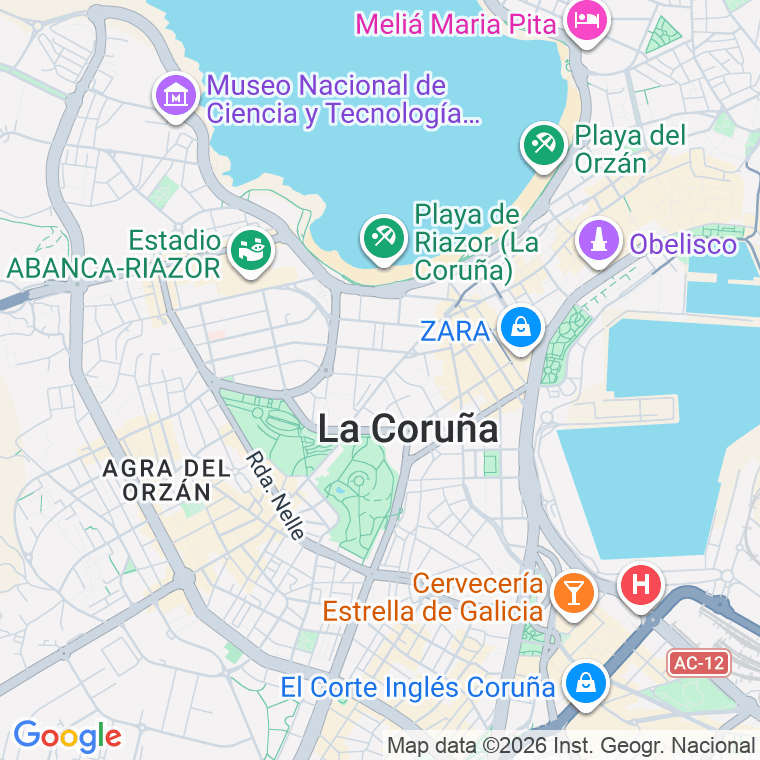 Código postal de Cabo Santiago Gomez en A Coruña