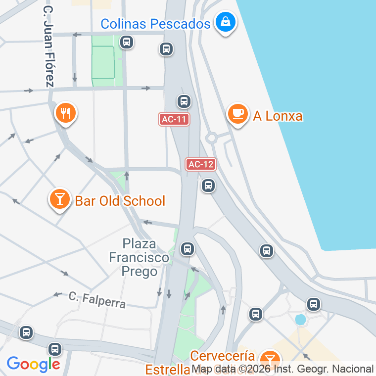Código postal de Alcalde Alfonso Molina, Avenida (pares del 2 al 8) en A Coruña