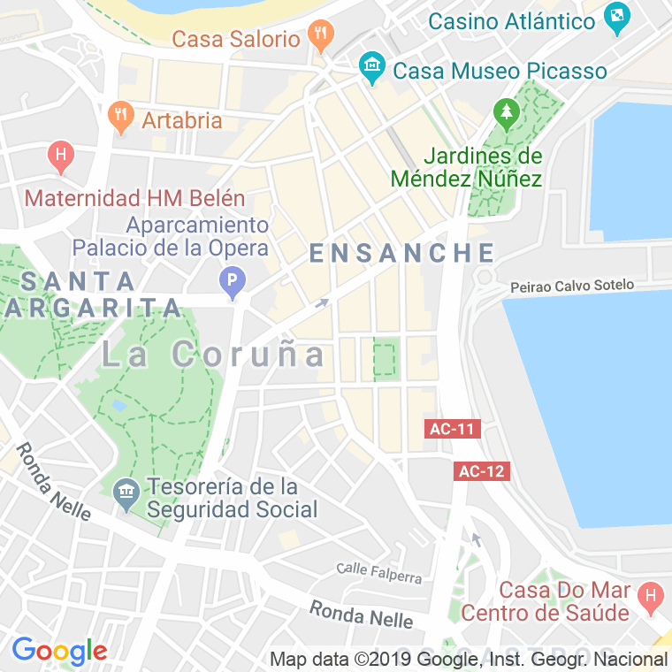 Código Postal calle Juan Florez   (Impares Del 55 Al Final)  (Pares Del 76 Al Final) en A Coruña