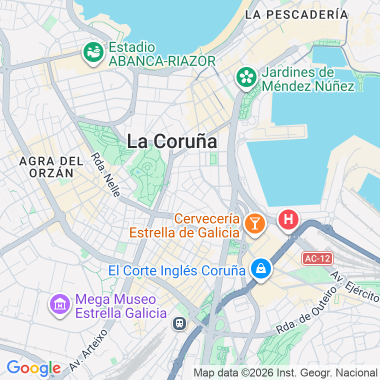 Código postal de Teniente Gral Gomez Zamalloa en A Coruña