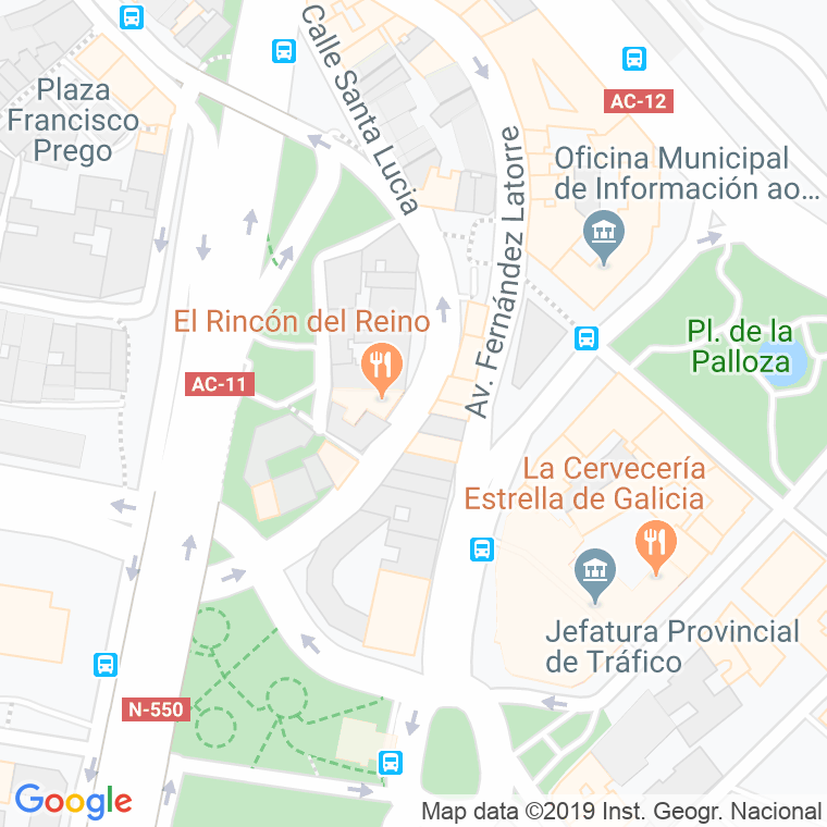 Código Postal calle Castiñeiras De Abajo en A Coruña