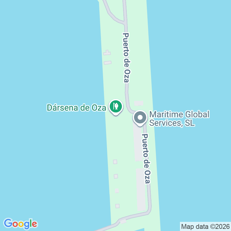 Código postal de Muell Darsena de Oza en Coruña (a)