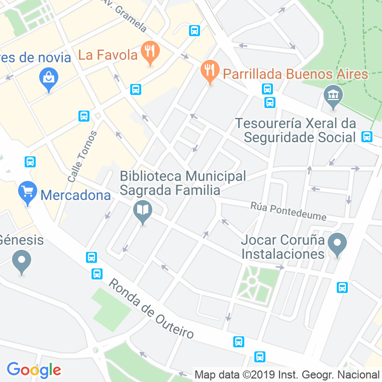 Código Postal calle Cardenal Cisneros en A Coruña