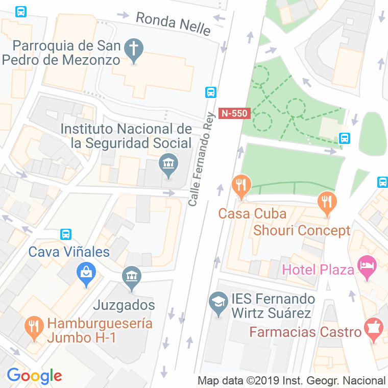 Código Postal calle Fernando Rey en A Coruña