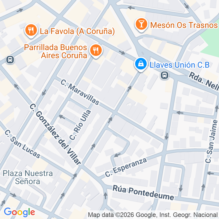 Código postal de Maravillas en A Coruña