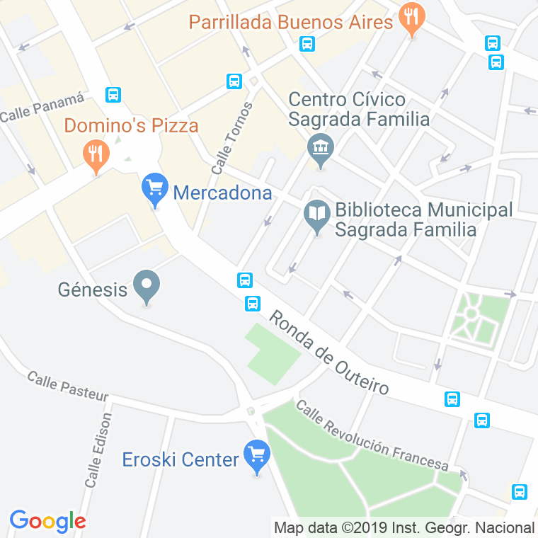 Código Postal calle Niño Jesus en A Coruña