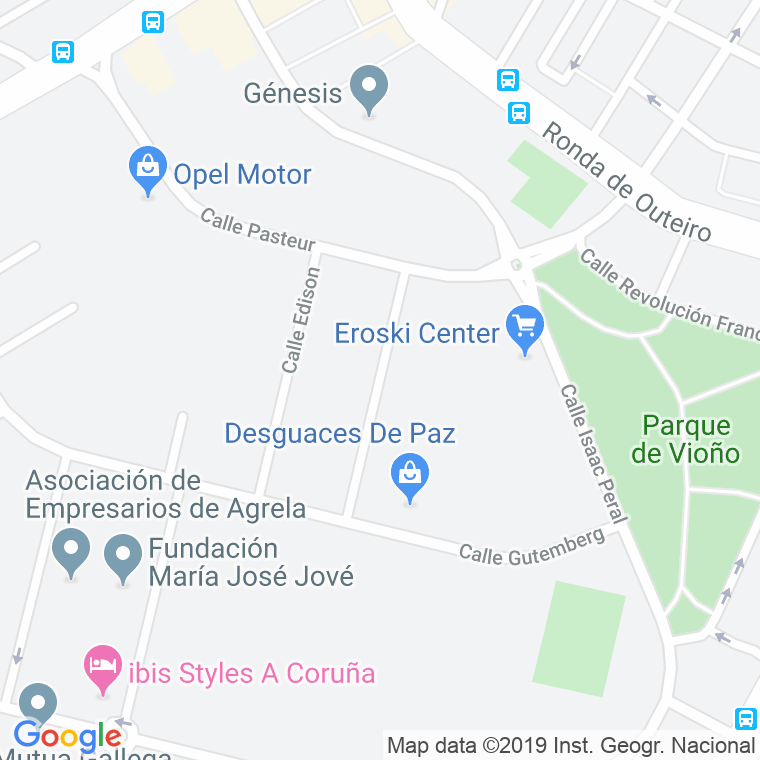 Código Postal calle Arquimedes en A Coruña
