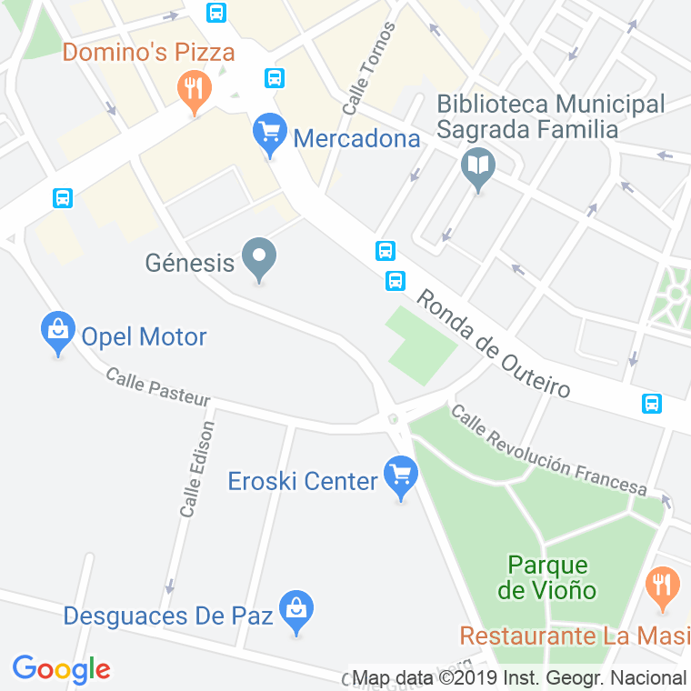 Código Postal calle Isaac Peral en A Coruña