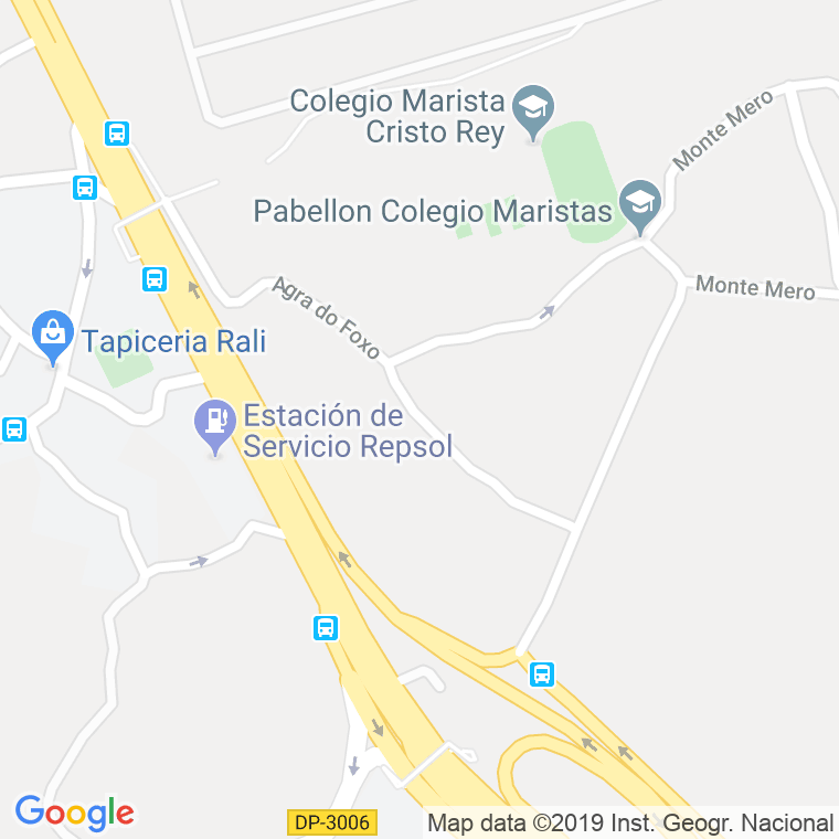 Código Postal calle Agra Do Foxo, lugar en A Coruña