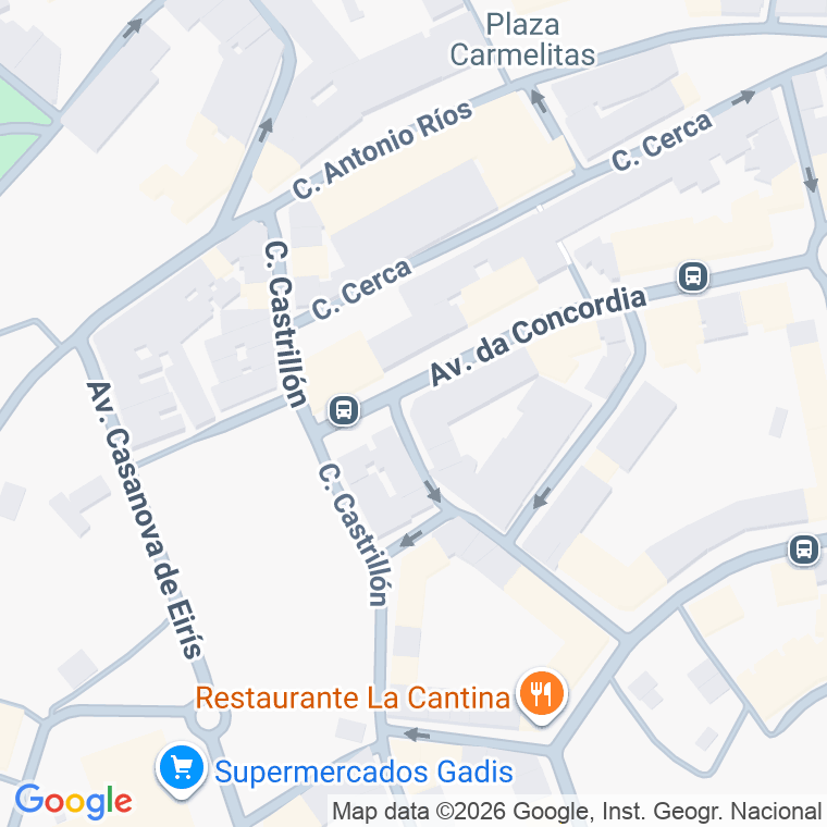Código postal de Laguna, 1 y 2, Travesia en A Coruña