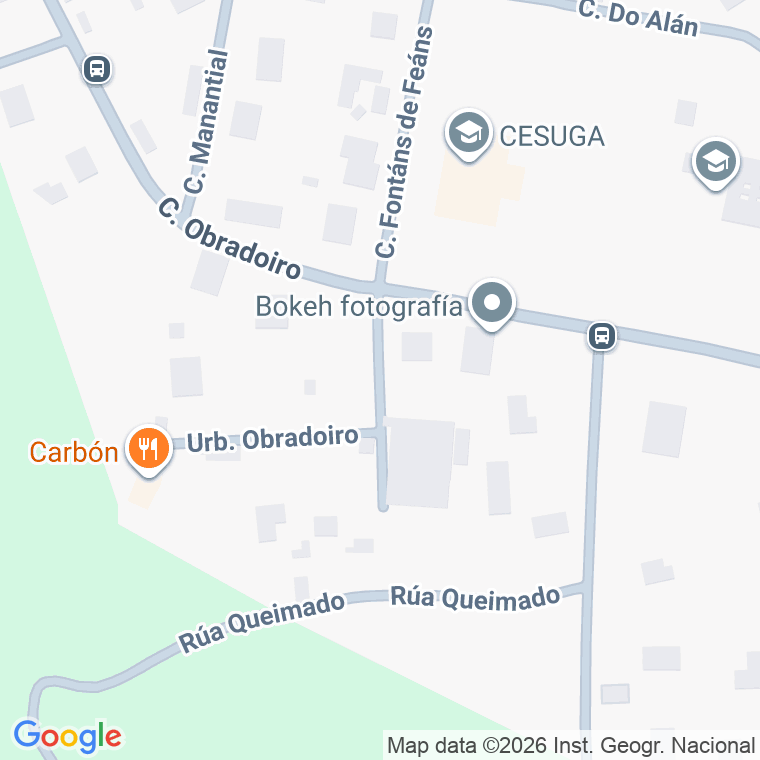 Código postal de Calle Fonte Tome en Feans