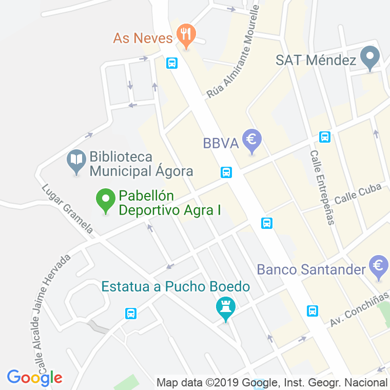 Código Postal calle Antonio Pedreira Rios   (Impares Del 1 Al 11)  (Pares Del 2 Al 12) en A Coruña