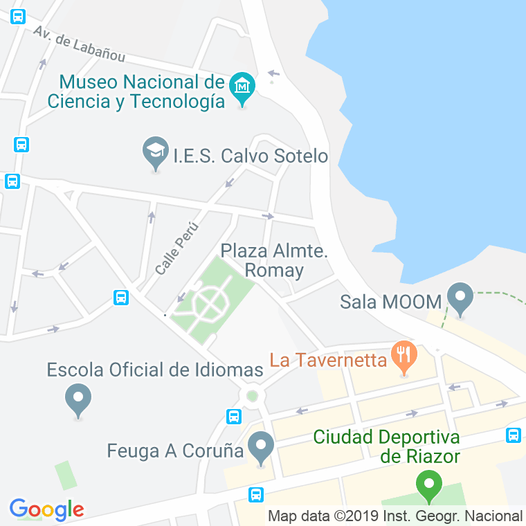 Código Postal calle Almirante Romay en A Coruña