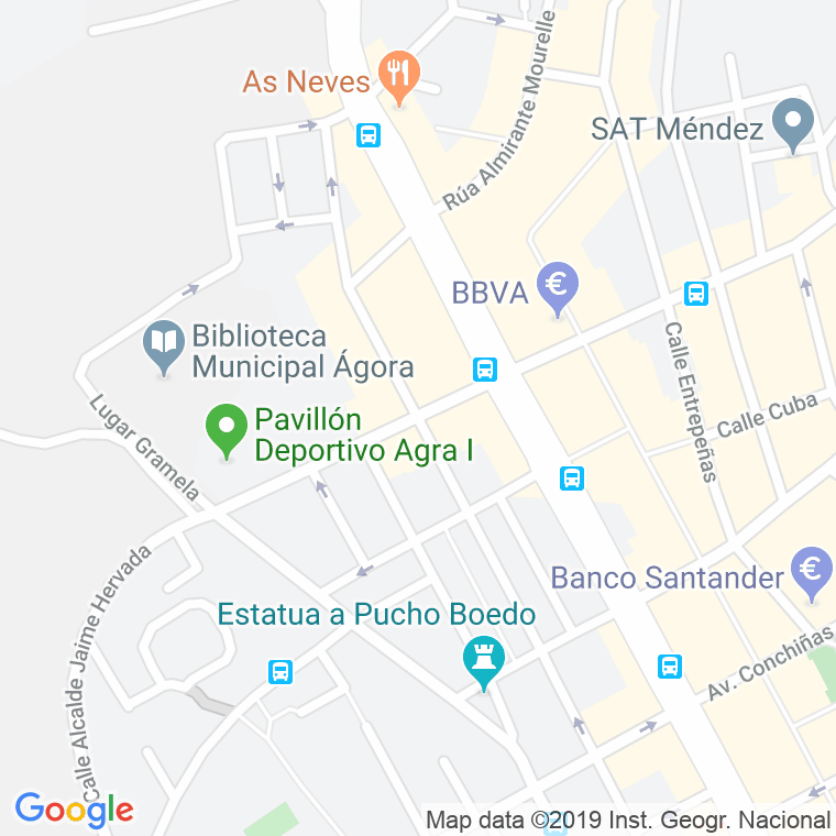 Código Postal calle Antonio Pedreira Rios   (Impares Del 13 Al Final)  (Pares Del 14 Al Final) en A Coruña