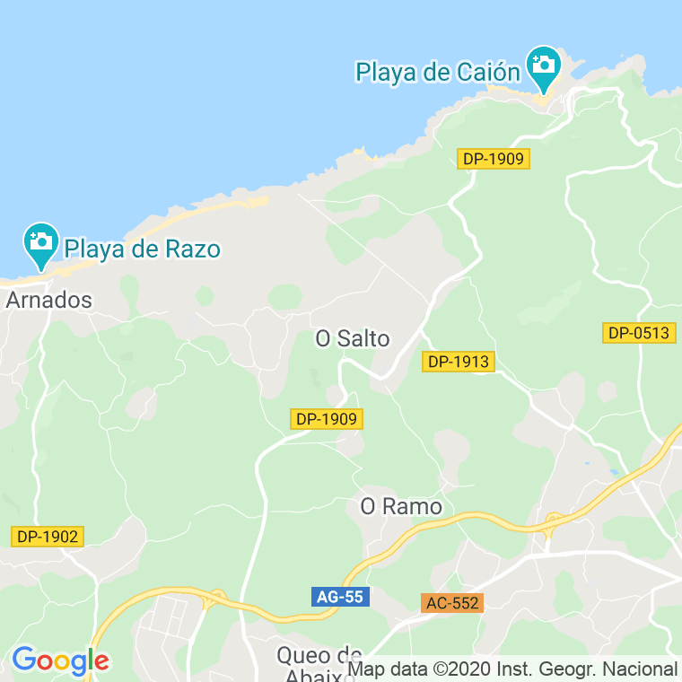 Código Postal de Perucha en Coruña