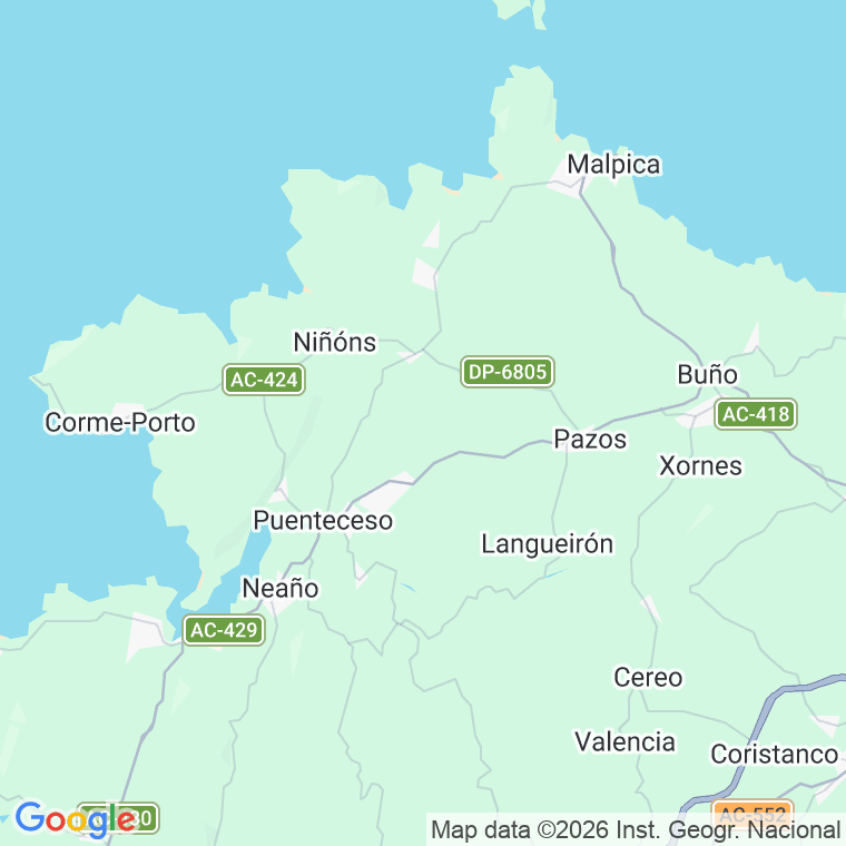 Código postal de Allons en Coruña