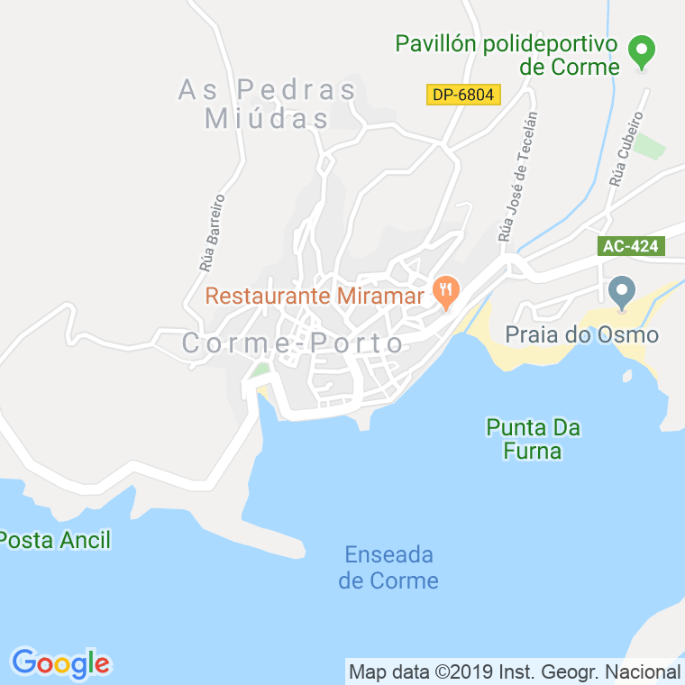 Código Postal de Costa, A (Corme) en Coruña