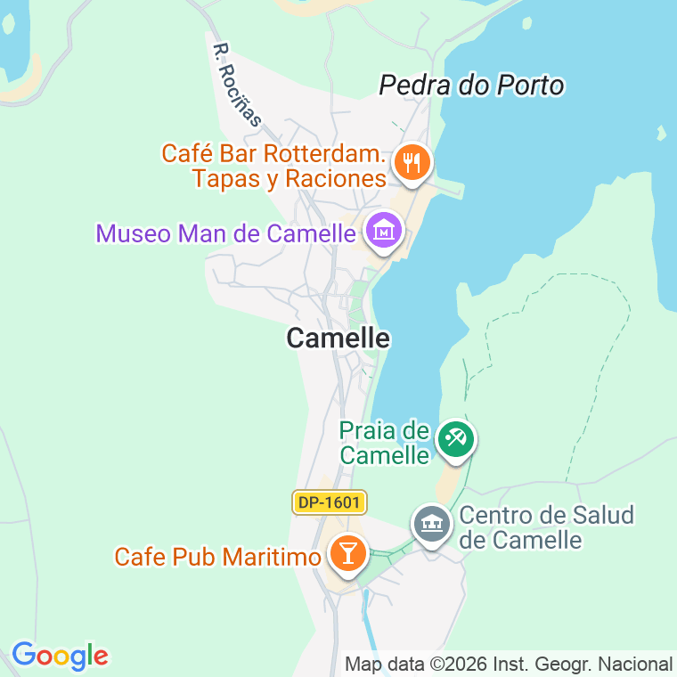 Código postal de Camelle en Coruña