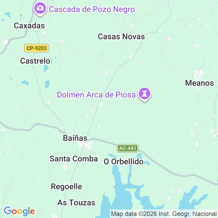 Código postal de Casculas en Coruña