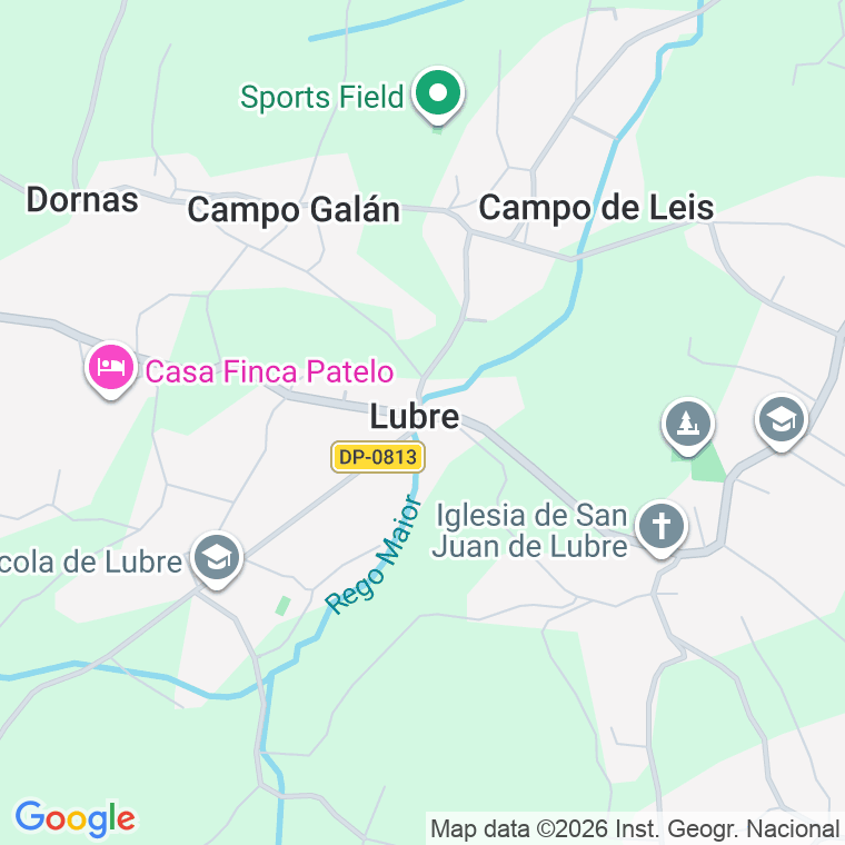 Código postal de Lubre (san Xoan) en Coruña
