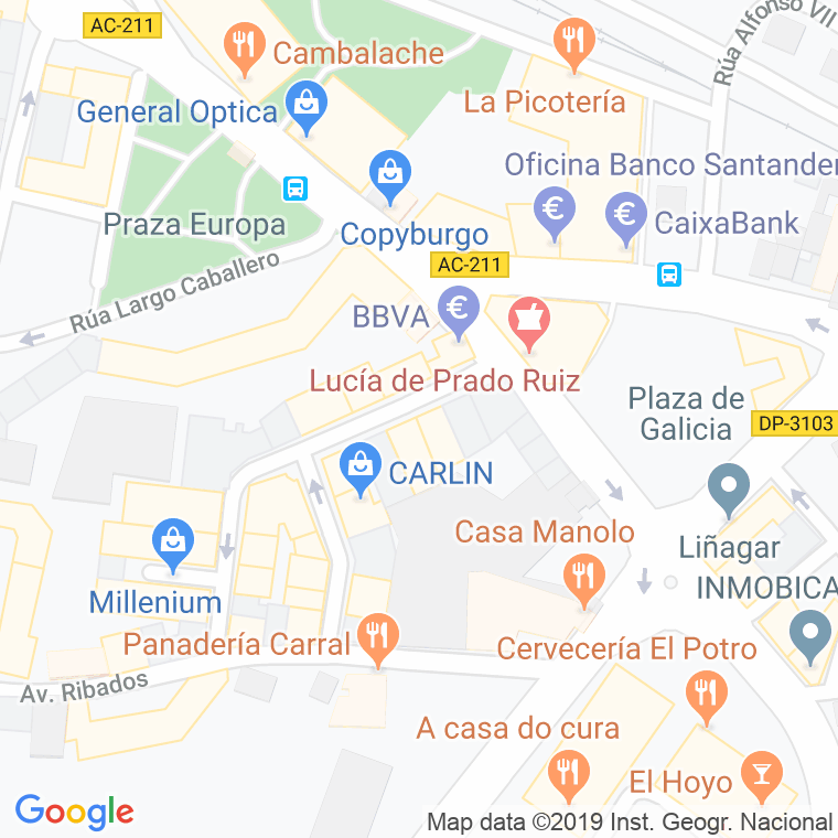 Código Postal de Fraga (Meiras) en Coruña