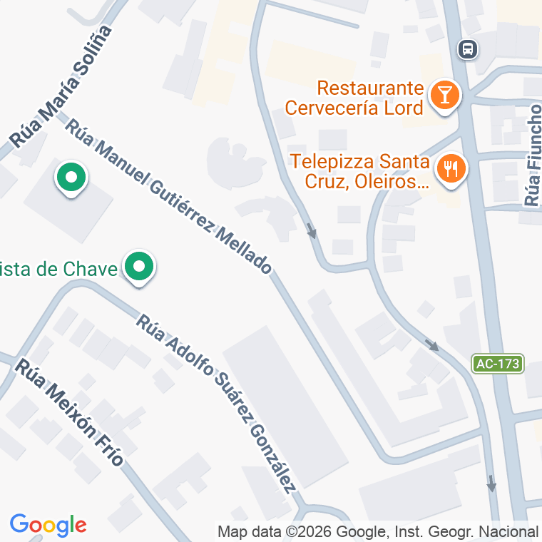 Código postal de Rua Manuel Gutierrez Mellado en Coruxo de Arriba