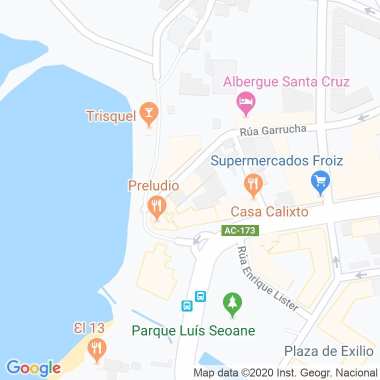 Código Postal de Muiño (Porto Santa Cruz) en Coruña