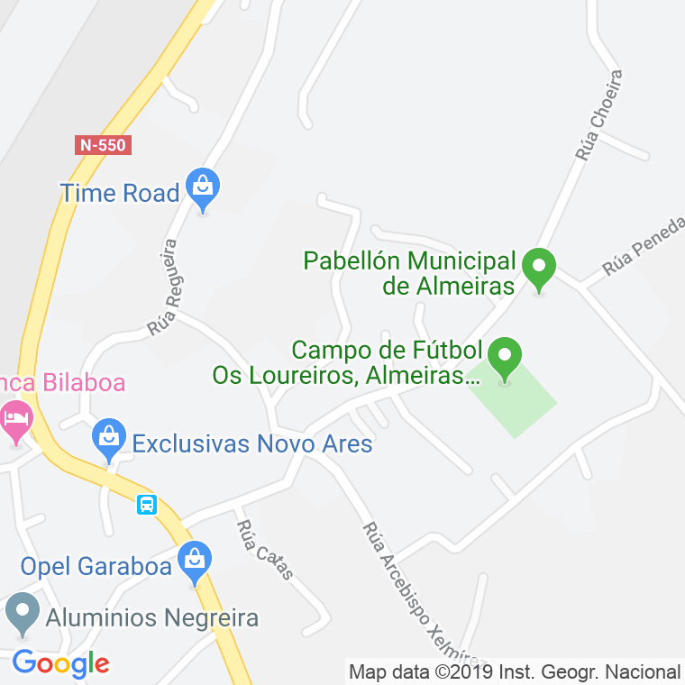 Código Postal de Regueira (Alvedro) en Coruña