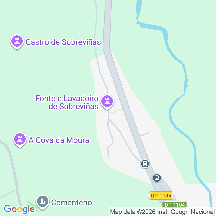 Código postal de Sobreviñas en Coruña