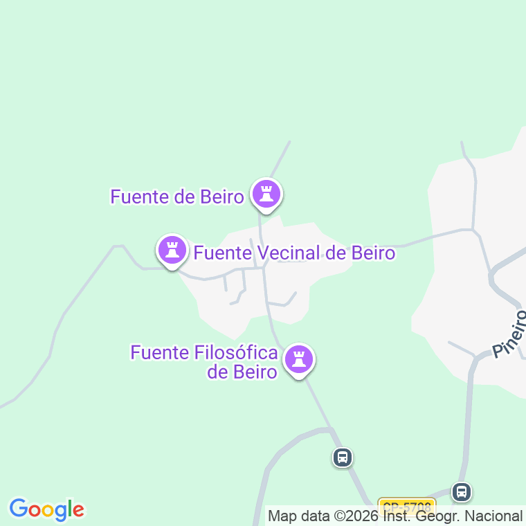 Código postal de Beiro en Coruña