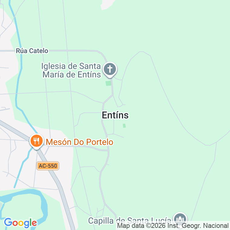 Código postal de Quintela (entins) en Coruña