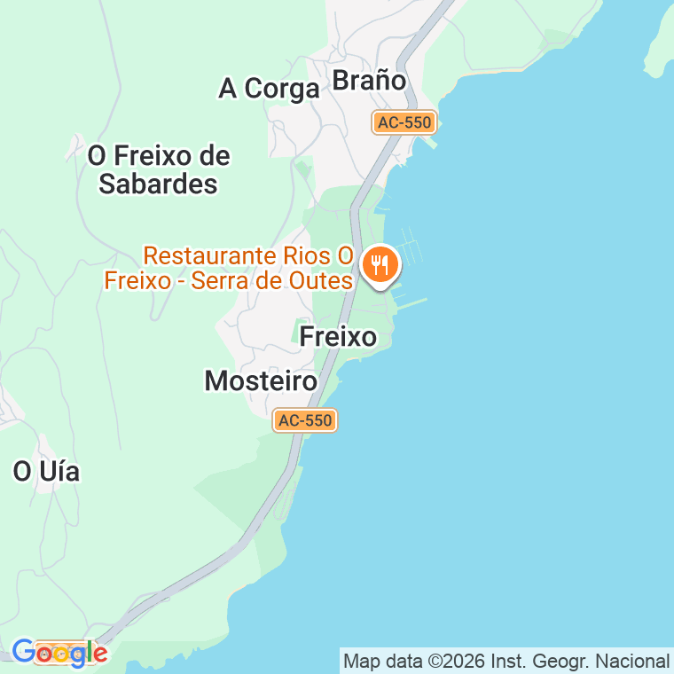 Código postal de Vilariño (freixo Sabardes, O) en Coruña