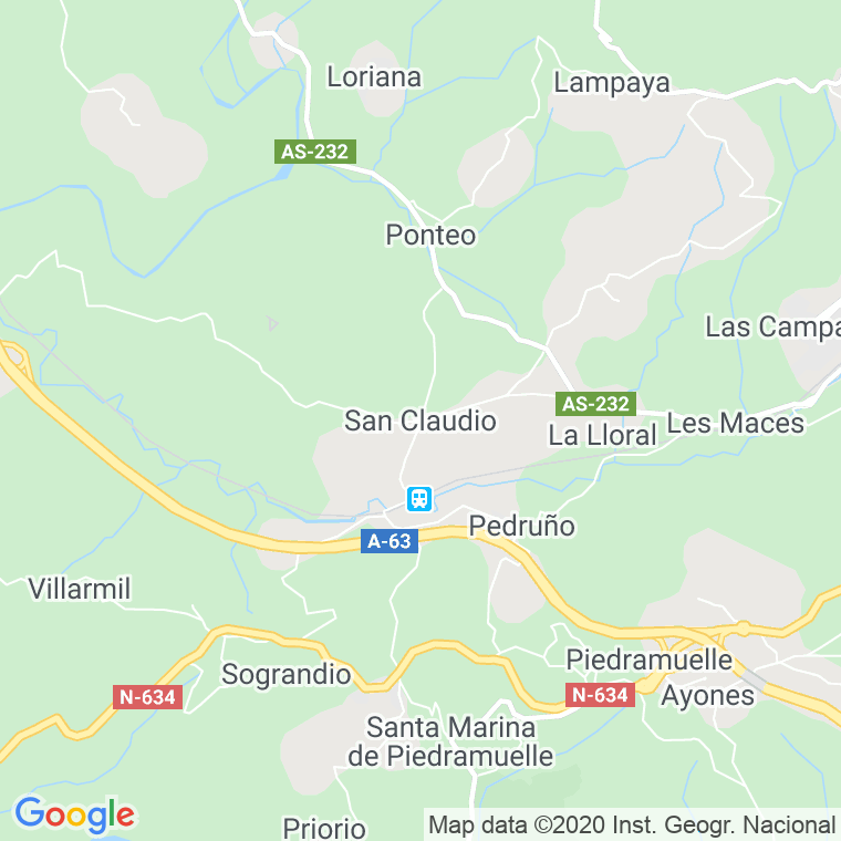 Código Postal de Hospital (San Claudio) en Coruña