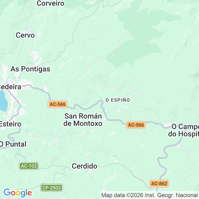 Código postal de Aron en Coruña