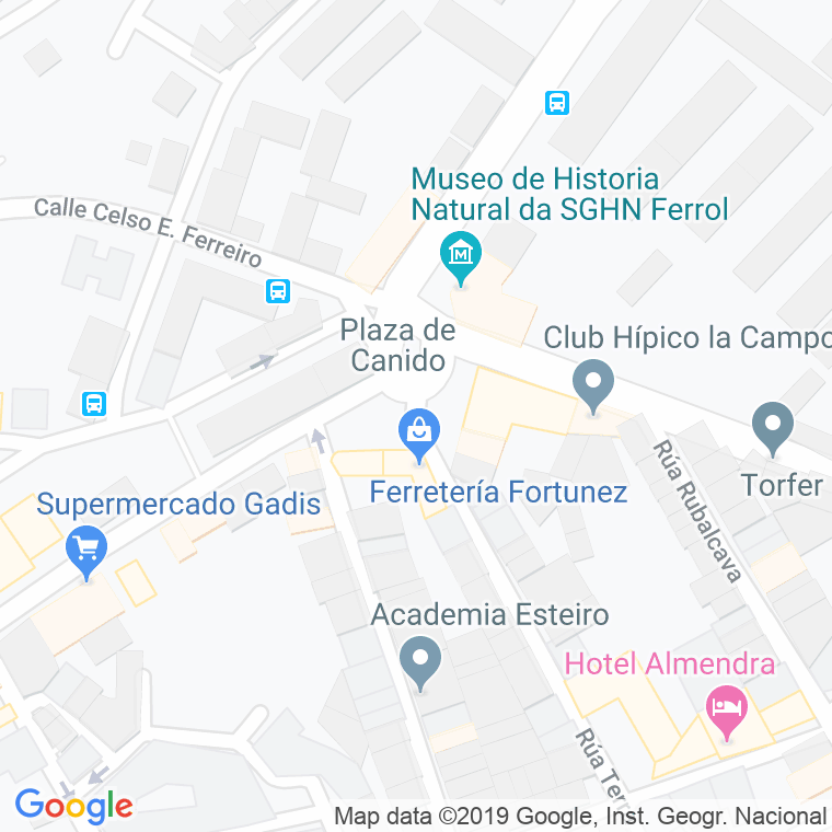 Código Postal calle Brisas De Canido, lugar en Ferrol