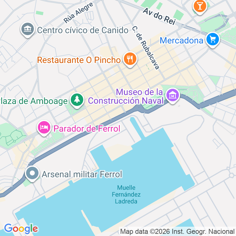 Código postal de Irmandiño en Ferrol