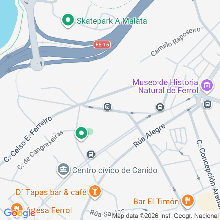 Código postal de Navegantes en Ferrol
