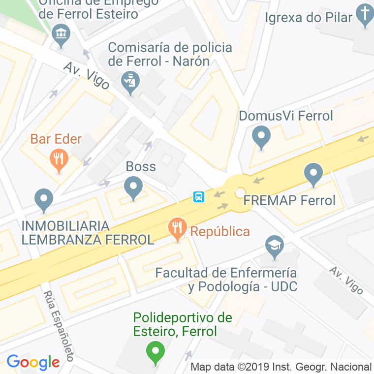 Código Postal calle Campon en Ferrol