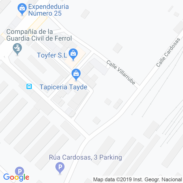 Código Postal calle Manuel De Falla en Ferrol