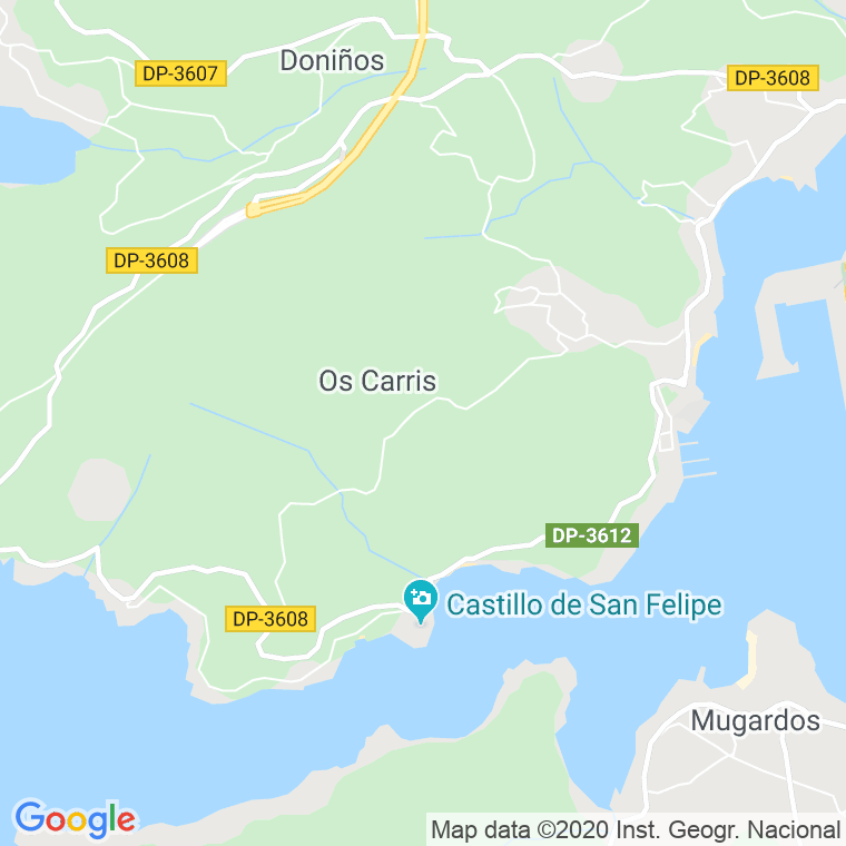 Código Postal de Pescante en Coruña
