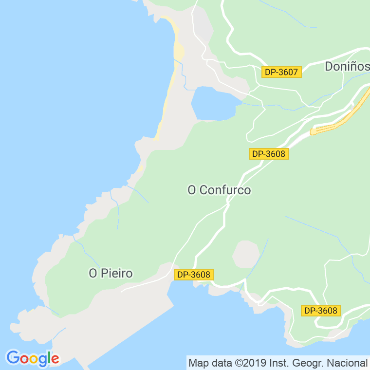 Código Postal de Monte Ventoso en Coruña