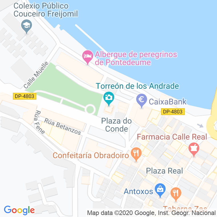 Código Postal de Torres (Pontedeume) en Coruña