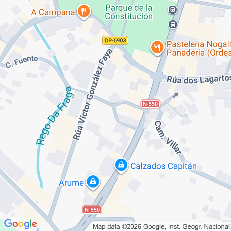 Código postal de Trva Fonte en Ordes