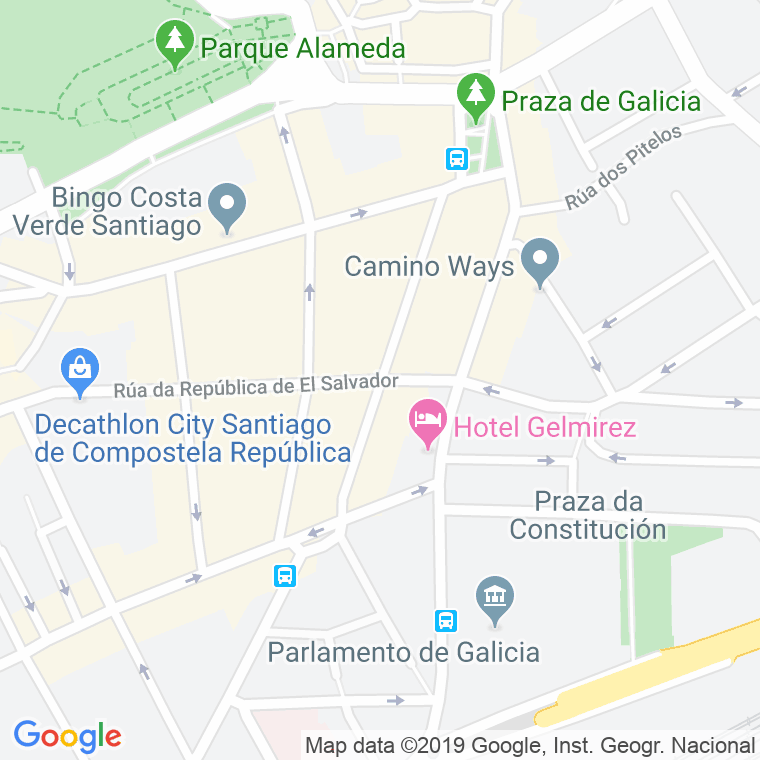 Código Postal calle Doutor Teixeiro en Santiago de Compostela