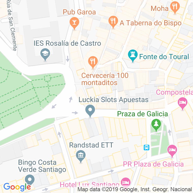 Código Postal calle Peso, Do en Santiago de Compostela